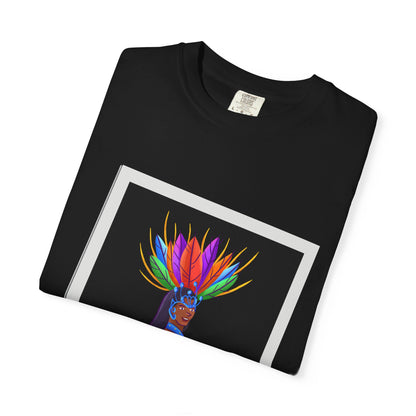 "Shake It Like a Samba Star" Unisex Garment-Dyed Dance T-Shirt – Bold Carnival-Inspired Graphic Tee for Dancers