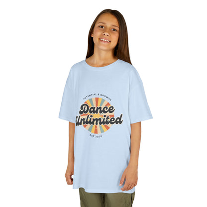 “Dance Unlimited: Potential & Growth” Retro Graphic T-Shirt for Kids – Motivational Dance Shirt - Youth Dance Inspiration Tee