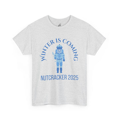 “Winter Is Coming Nutcracker 2025” T-shirt – Unisex Heavy Blend Cotton Tee | Holiday Dance T-shirt for Ballet Dancers