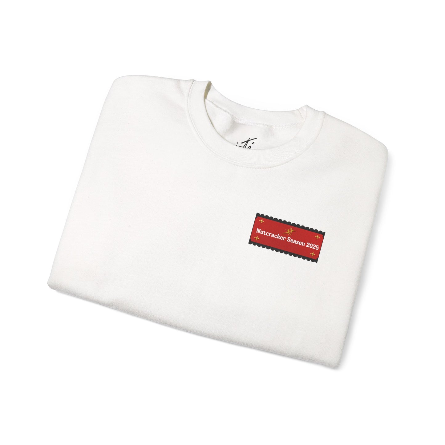 “Let’s Get to Cracking” Back Print ADULT Sweatshirt + Nutcracker 2025 Front – Unisex Heavy Blend Crewneck | Ballet Holiday Dance Sweatshirt