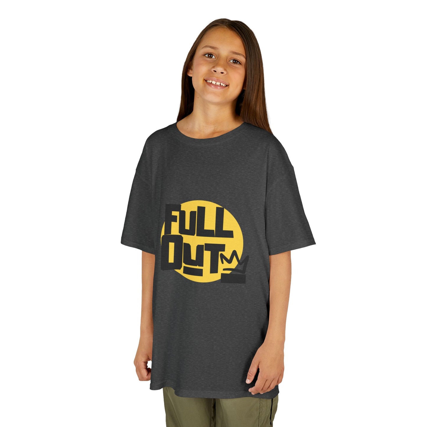 "Full Out" Dance Youth T-Shirt – Bold Streetwear-Inspired Graphic Tee for Dancers