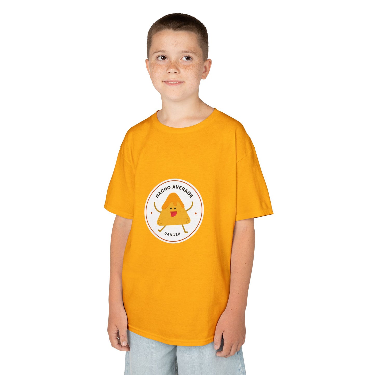 "Nacho Average Dancer" Youth Dance T-Shirt – Cute Nacho Graphic Tee for Kids Who Love to Dance