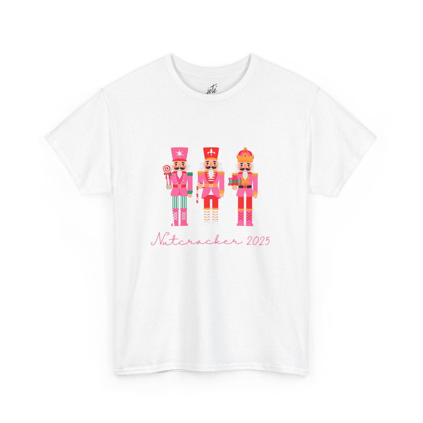 “Nutcracker 2025” ADULT Tee – Unisex Heavy Blend Cotton Tee | Ballet Holiday Dance T-Shirt for Dancers