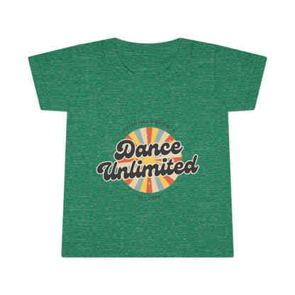 "Dance Unlimited – Potential & Growth" Toddler Dance T-Shirt – Retro Short Sleeve Tee for Kids