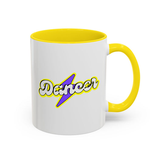 "Dancer" Accent Coffee Mug – Superhero Theme Ceramic Mug for Dancers and Dance Lovers