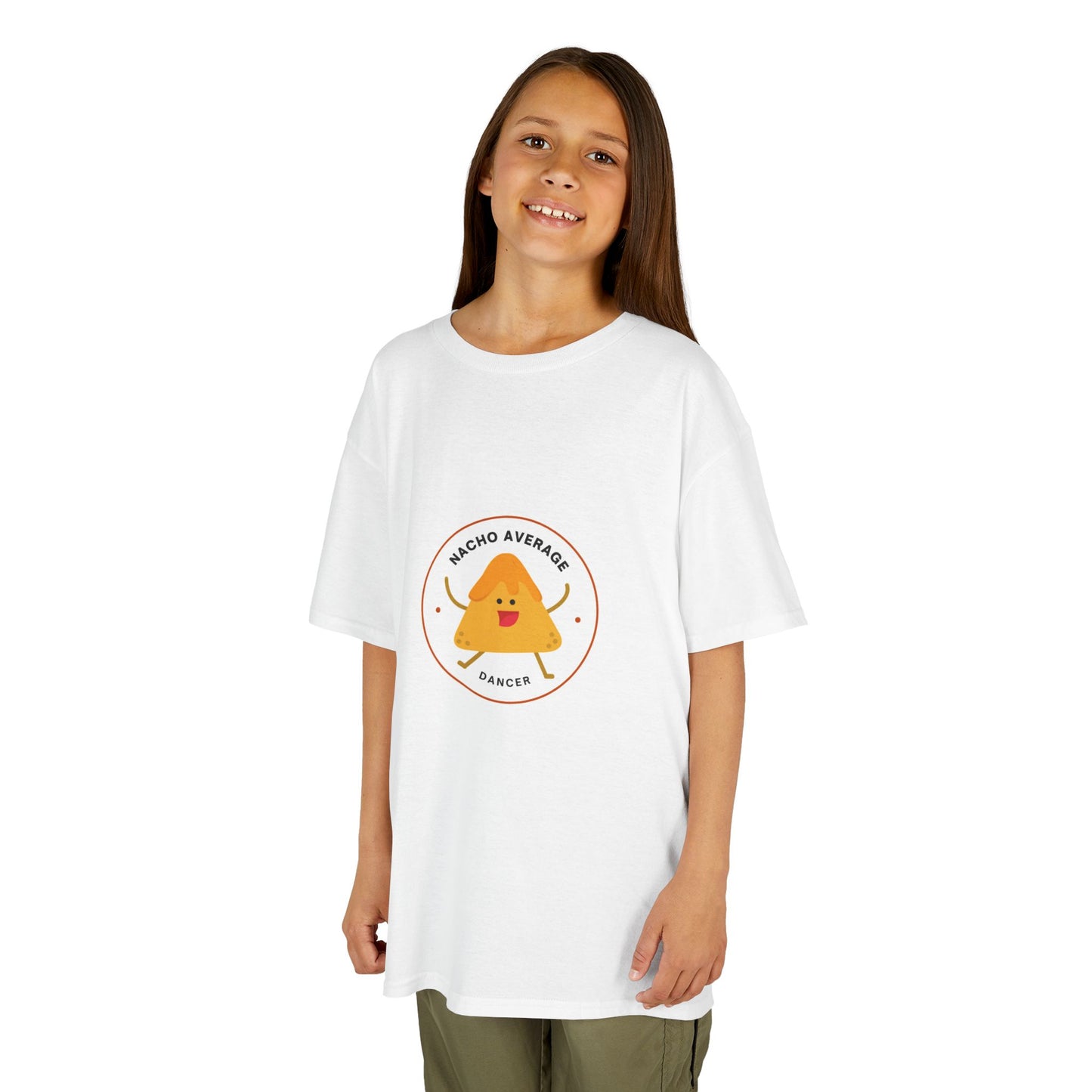 "Nacho Average Dancer" Youth Dance T-Shirt – Cute Nacho Graphic Tee for Kids Who Love to Dance