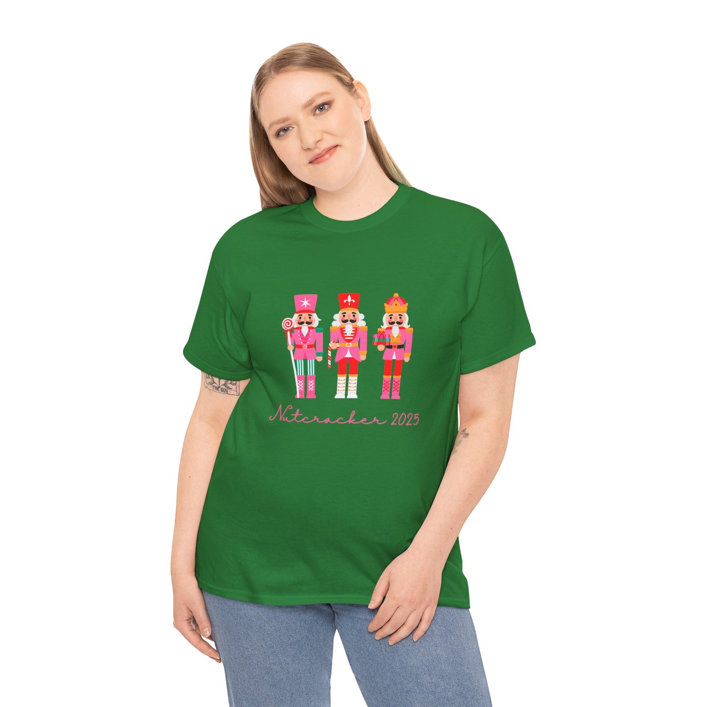 “Nutcracker 2025” ADULT Tee – Unisex Heavy Blend Cotton Tee | Ballet Holiday Dance T-Shirt for Dancers