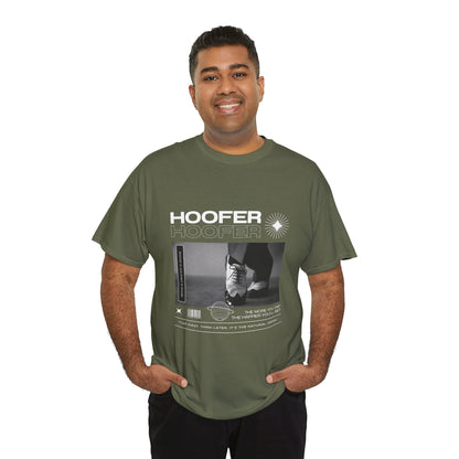 “Hoofer" Tap Dance Unisex Heavy Cotton Tee – Streetwear-Inspired Tap Shoes Graphic T-Shirt for Dancers