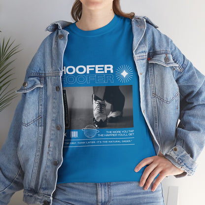 “Hoofer" Tap Dance Unisex Heavy Cotton Tee – Streetwear-Inspired Tap Shoes Graphic T-Shirt for Dancers