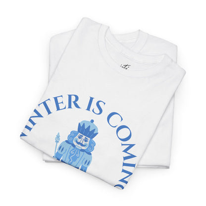 “Winter Is Coming Nutcracker 2025” T-shirt – Unisex Heavy Blend Cotton Tee | Holiday Dance T-shirt for Ballet Dancers