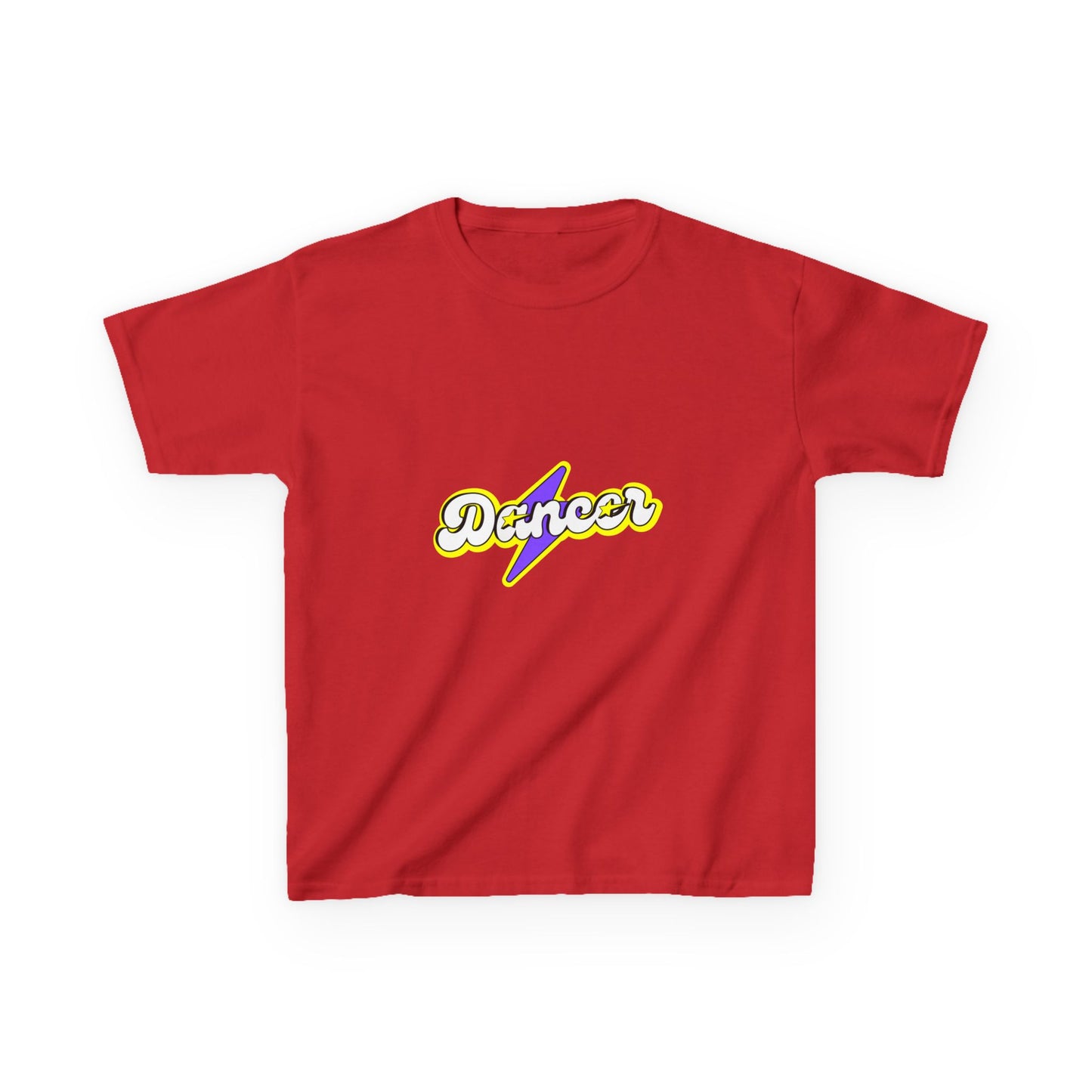 "Dancer" Youth Short Sleeve Tee – Superhero-Inspired Graphic Dance Shirt for Kids and Young Performers