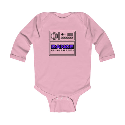 "Dance Has No Age Limits" Streetwear Dance Graphic – Infant Long Sleeve Bodysuit