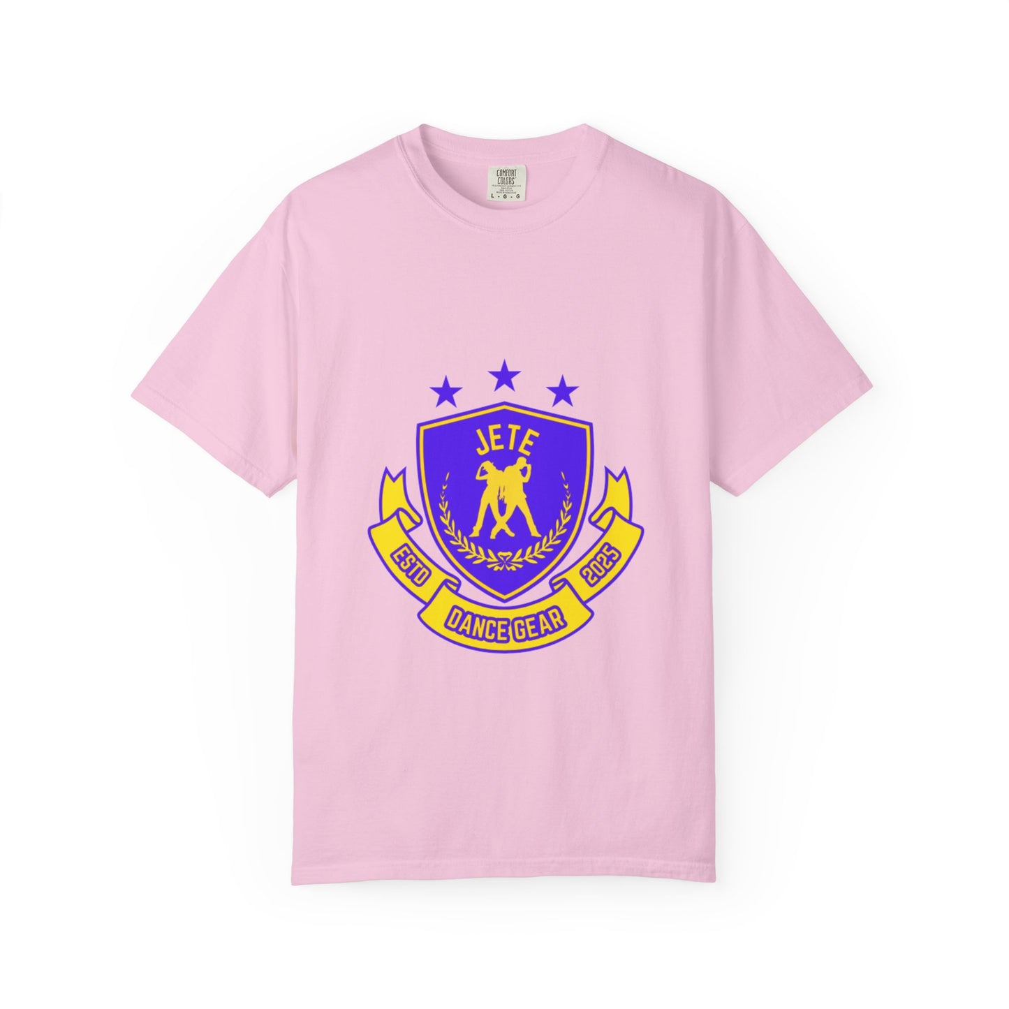"Jeté Dance Gear" Unisex Garment-Dyed T-Shirt – Collegiate-Style Graphic Tee – Dance Apparel for Dancers & Performers