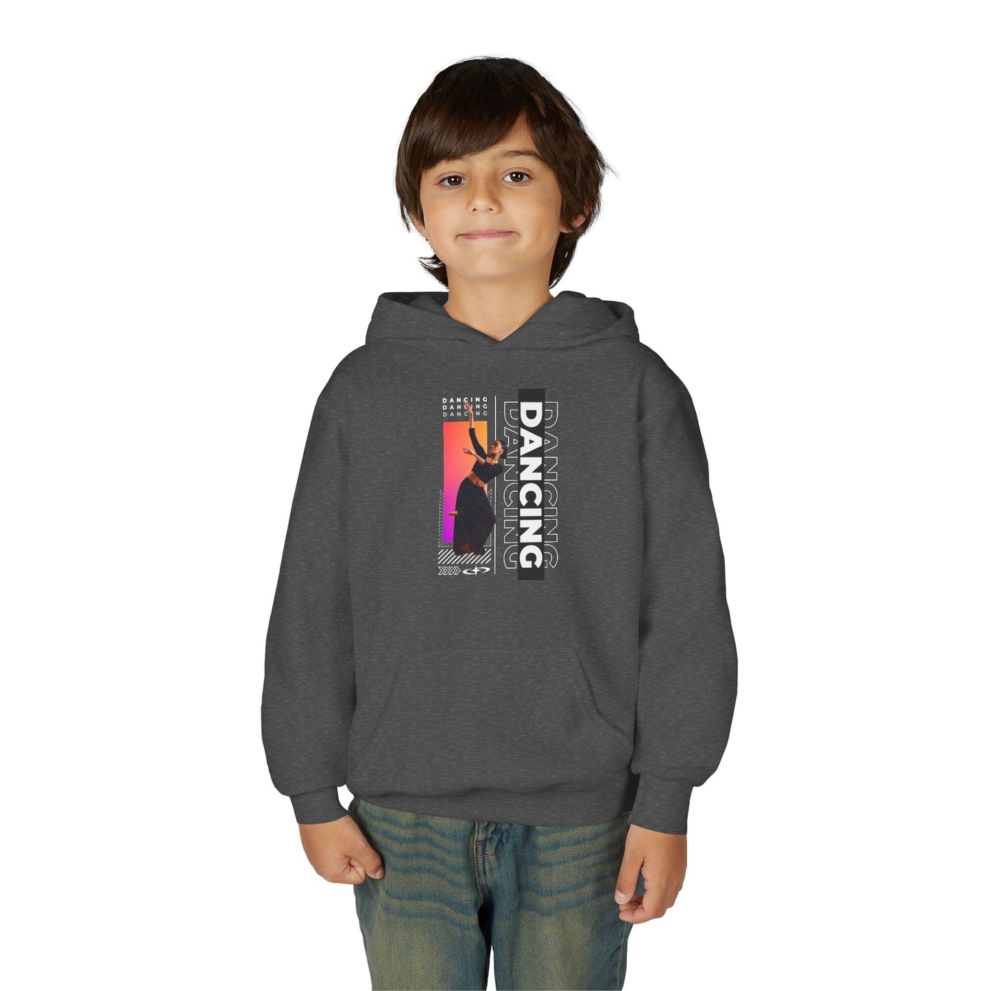 “Dancing” Female Dancer Streetwear Graphic | Unisex Youth Hoodie – Dance Hoodie for Kids & Young Performers