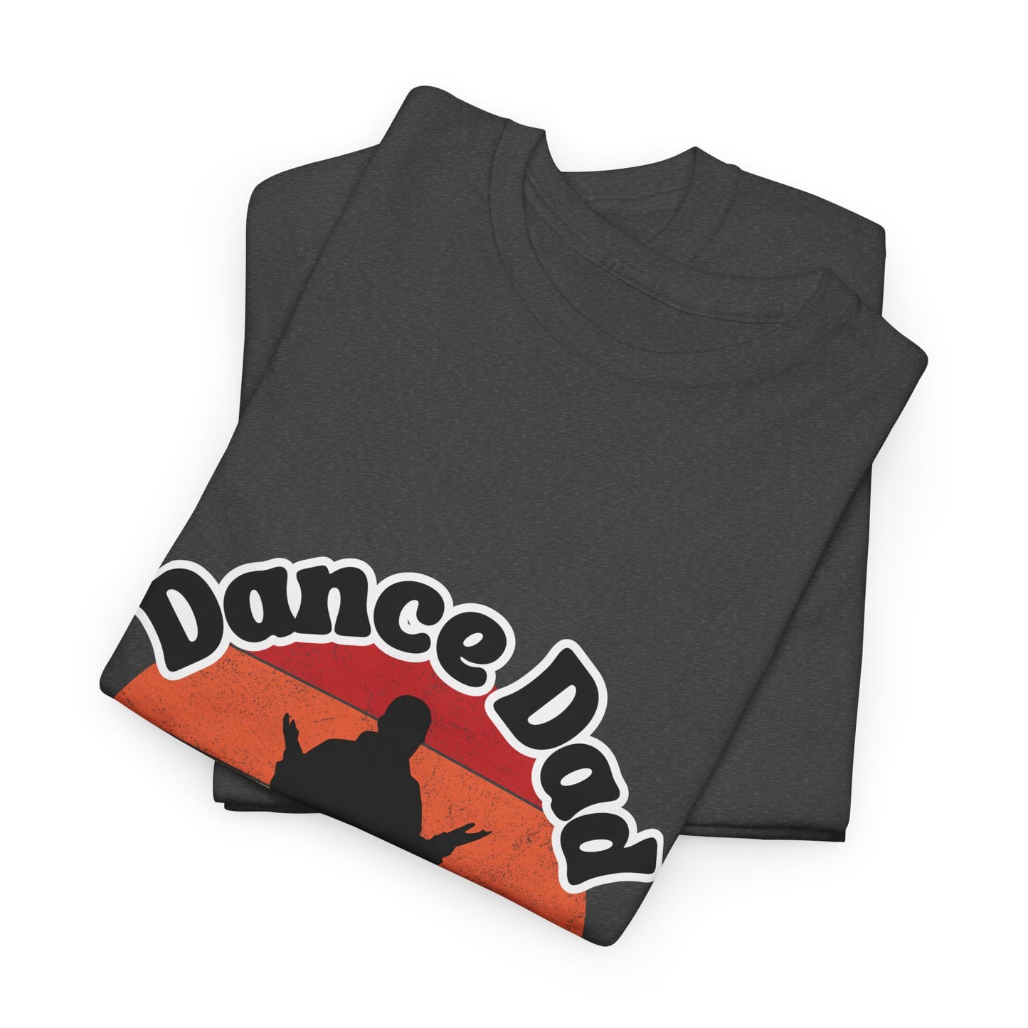 "Dance Dad" Unisex Heavy Cotton Tee – Funny Retro Dance Shirt for Cool Dads