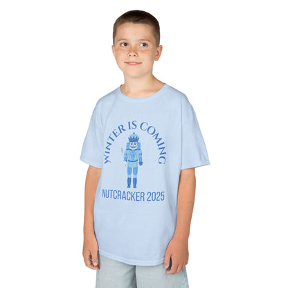 “Winter Is Coming Nutcracker 2025” YOUTH T-shirt | Holiday Dance Tee for Ballet Dancers