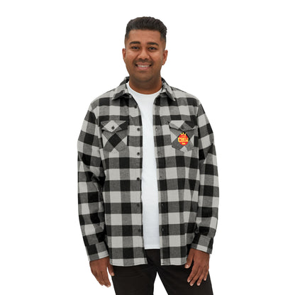 "Full Out" Flannel Shirt – Unisex Streetwear Style Button-Up from the Full Out Premium Collection