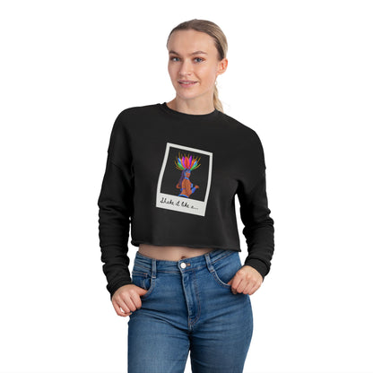 "Shake It Like a…" – Women’s Cropped Samba Dance Sweatshirt | Carnival-Inspired Dancer Graphic Pullover for Performers
