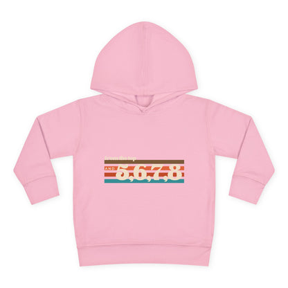 "From the Top and 5, 6, 7, 8" Toddler Pullover Hoodie – Retro Dance Rehearsal Graphic Fleece Sweatshirt for Kids