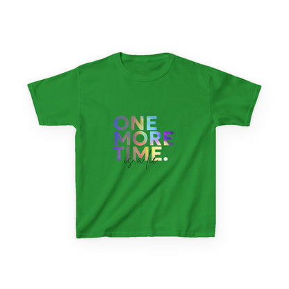 “One More Time is a Lie” Colorful Dancer Shirt – Funny Dance Practice Saying T-Shirt for Kids - Youth Dance Graphic Tee
