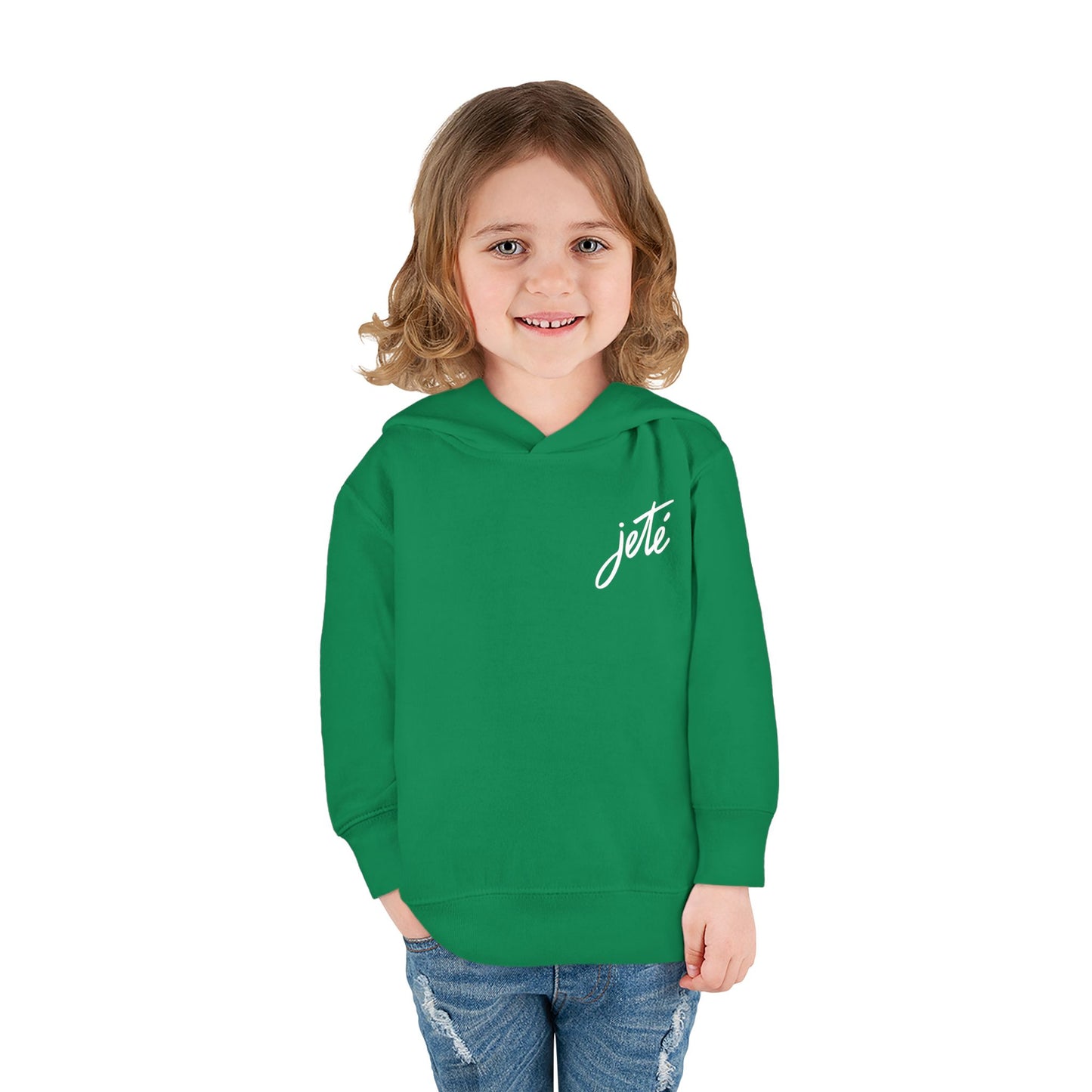“Jeté” Official  Logo | Ballet & Dance Hoodie for Kids & Young Dance Enthusiasts - Toddler Pullover Hoodie
