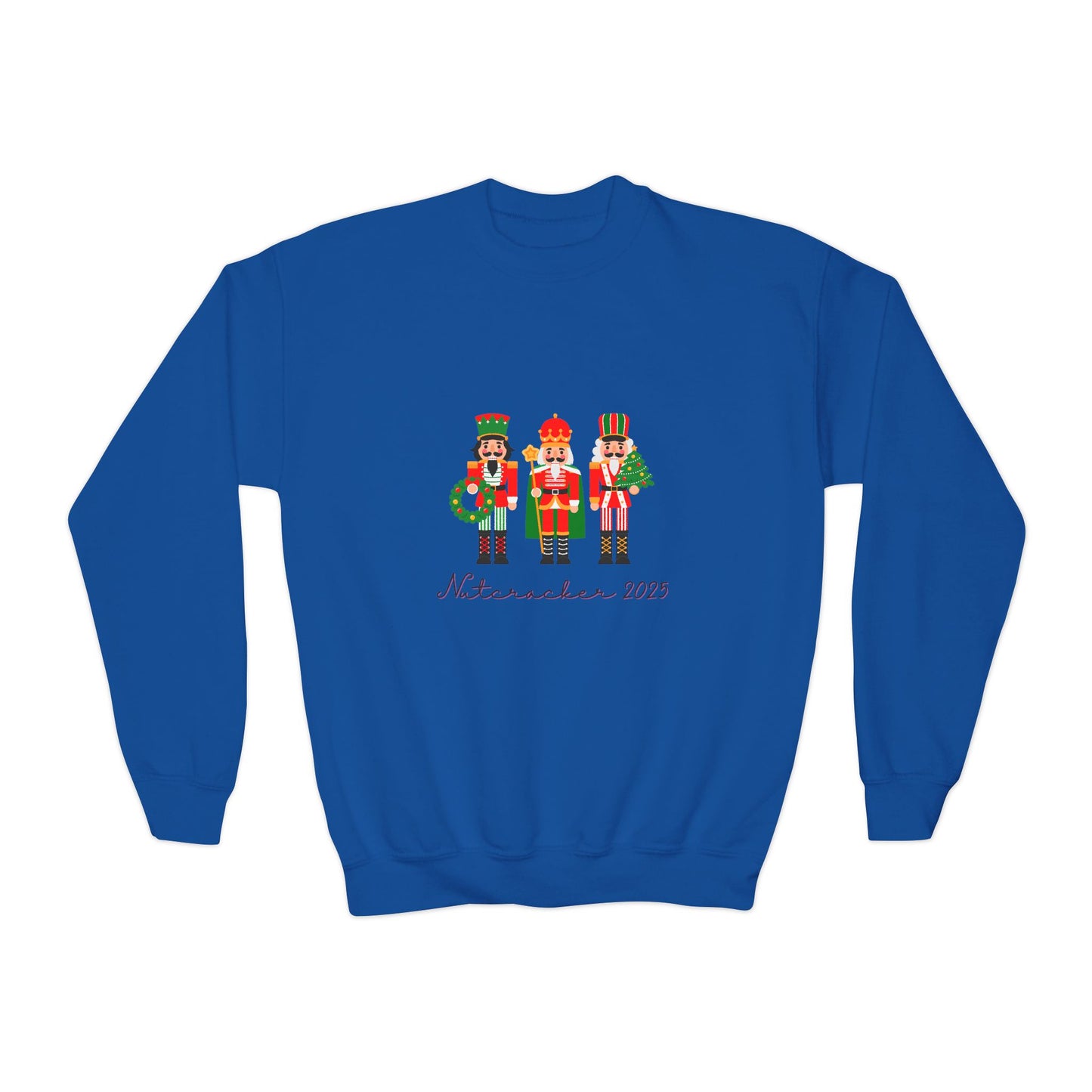 “Nutcracker 2025” Sweatshirt – YOUTH Crewneck | Ballet Holiday Dance Sweatshirt for Dancers
