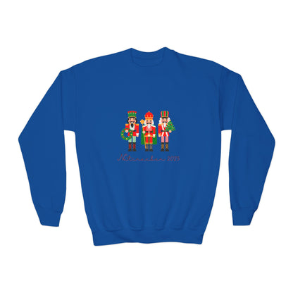 “Nutcracker 2025” Sweatshirt – YOUTH Crewneck | Ballet Holiday Dance Sweatshirt for Dancers