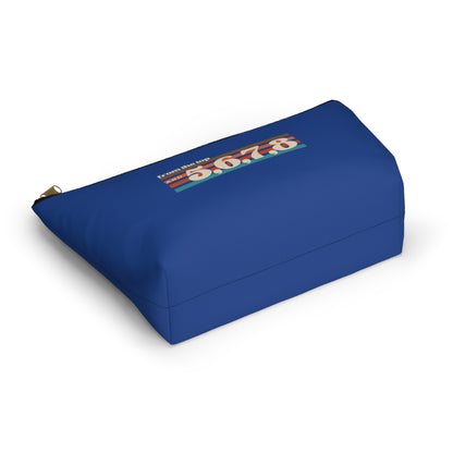 "From the Top and 5, 6, 7, 8" Makeup Bag – Retro Dance Graphic – Fun Dance-Themed Zipper Pouch for Cosmetics, Accessories & Gifts