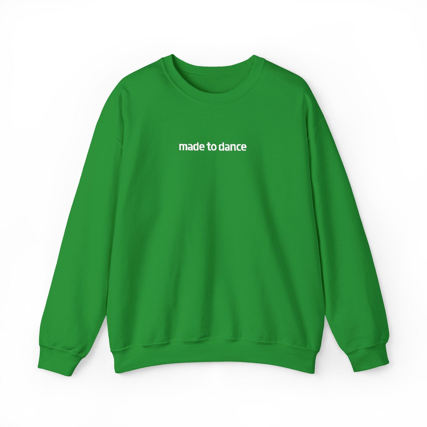 “Made to Dance" Unisex Heavy Blend™ Crewneck Sweatshirt – Embroidered Dance-Inspired Pullover for Adults & Kids