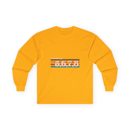 "From the Top and 5, 6, 7, 8" Unisex Long Sleeve Tee – Retro Dance Rehearsal Shirt for Dancers, Choreographers & Studio Life