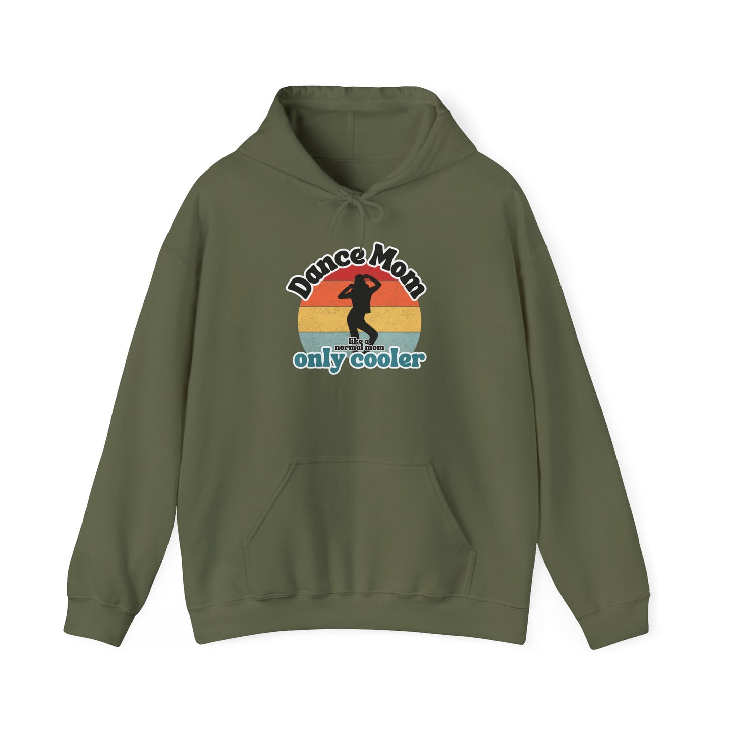 Dance Mom Hoodie – Retro Graphic Unisex Heavy Blend™ Sweatshirt for Proud Dance Moms – Fun Gift for Dance Recitals & Holidays