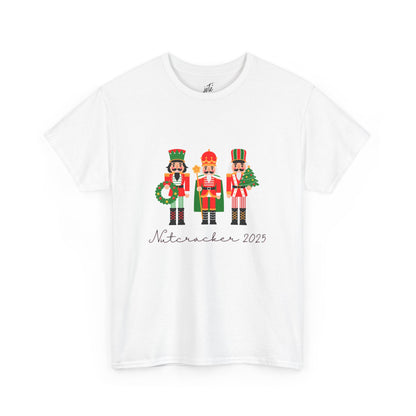 “Nutcracker 2025”  ADULT T-shirt – Unisex Heavy Blend Cotton Tee | Ballet Holiday Dance T-shirt for Dancers
