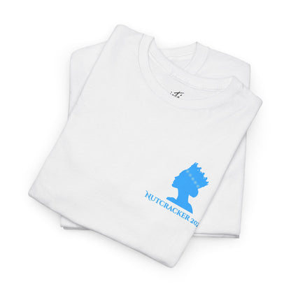 “Don’t Be Just Any Queen, Be a Snow Queen” ADULT Back Print + Nutcracker 2025 Front | Unisex Heavy Blend Cotton Tee Dance Apparel | Snow Queen Ballet T-shirt