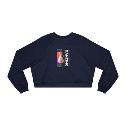 “Dancing” Female Dancer Streetwear Graphic | Ballet & Dance Sweatshirt for Dancers & Enthusiasts - Women’s Cropped Sweatshirt