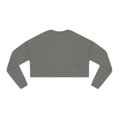 "Boogie, Hustle, Groove - Dancing" Streetwear Dance Graphic – Women’s Cropped Fleece Sweatshirt