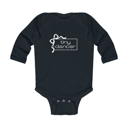 "Tiny Dancer" Infant Long Sleeve Bodysuit – Adorable Dance-Themed Baby One-Piece for Little Ballerinas and Future Movers