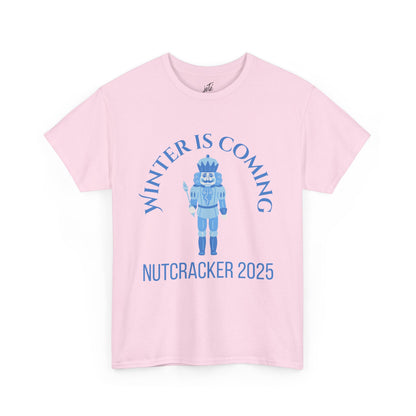 “Winter Is Coming Nutcracker 2025” T-shirt – Unisex Heavy Blend Cotton Tee | Holiday Dance T-shirt for Ballet Dancers