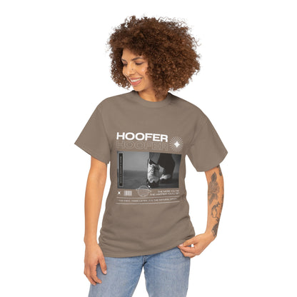 “Hoofer" Tap Dance Unisex Heavy Cotton Tee – Streetwear-Inspired Tap Shoes Graphic T-Shirt for Dancers