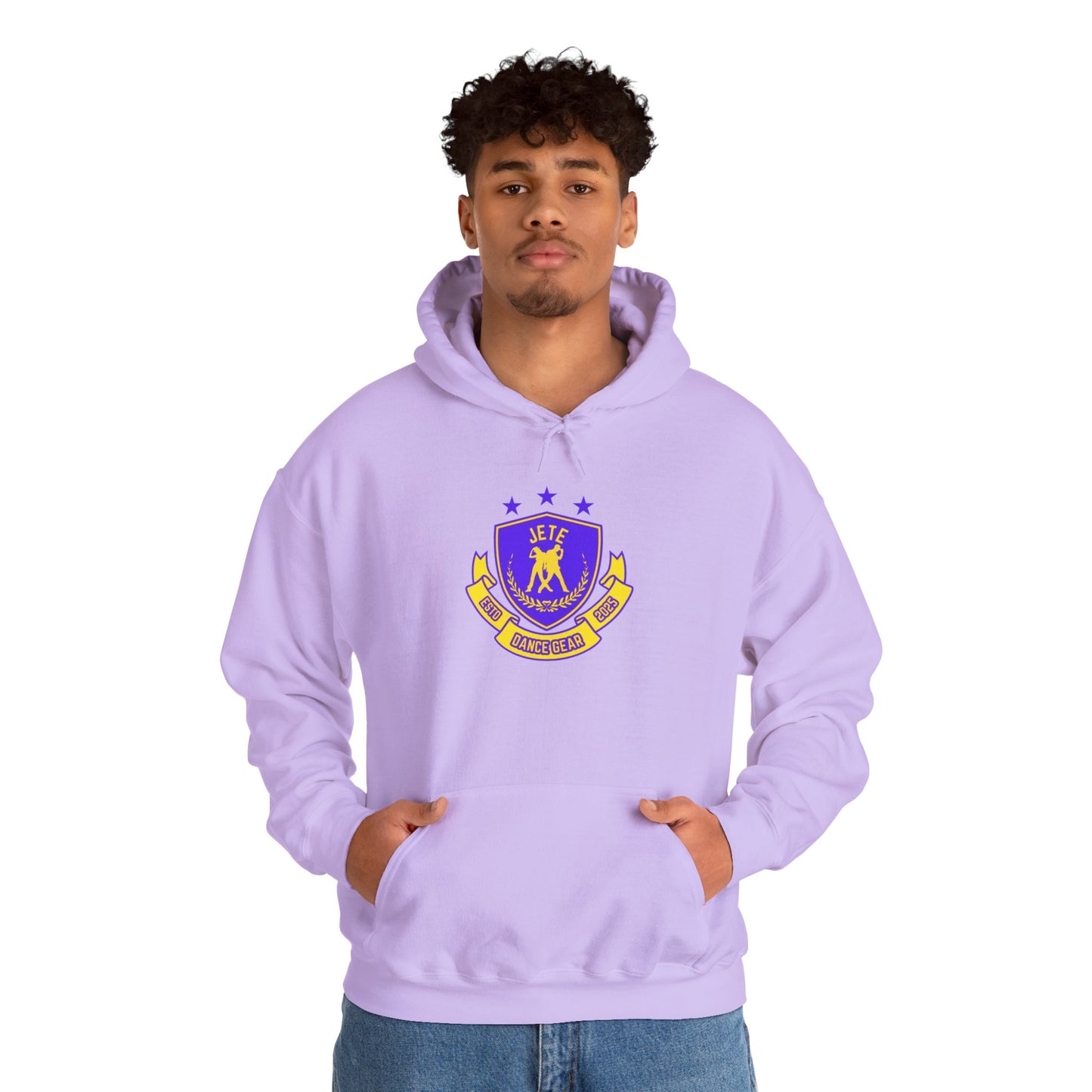 "Jeté Dance Gear" Unisex Hooded Sweatshirt – Collegiate Style Dance Hoodie for Dancers & Dance Lovers