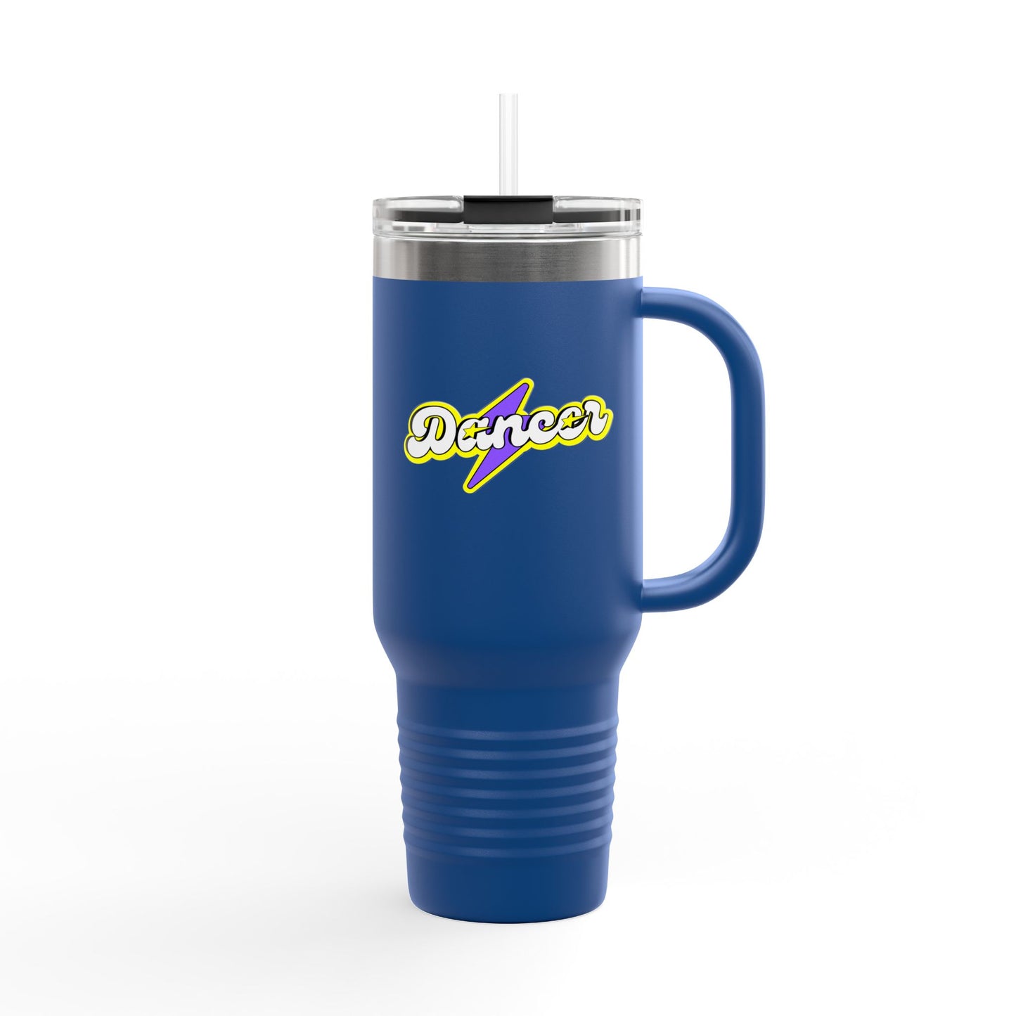 "Dancer" Superhero 40oz Insulated Travel Mug – Bold Stainless Steel Tumbler for Dance Lovers