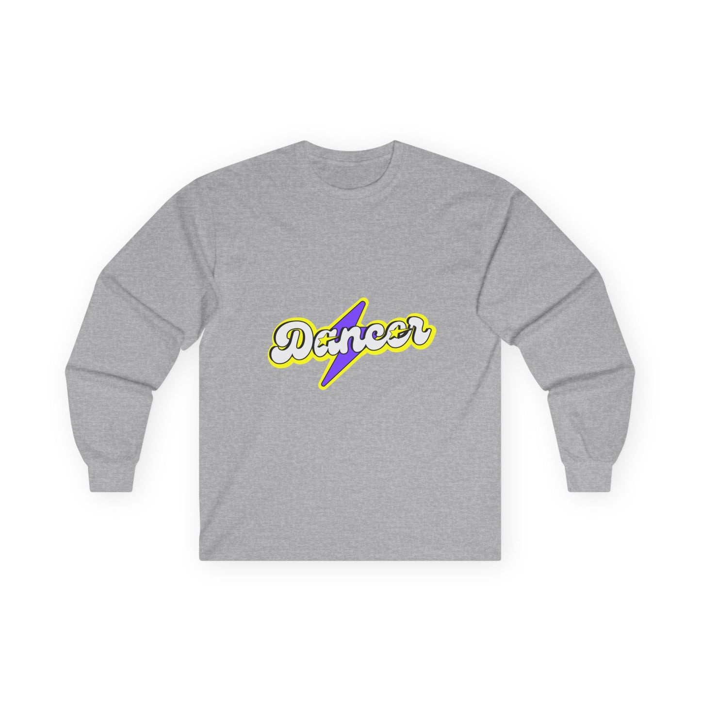 "Dancer" Unisex Long Sleeve Tee – Superhero-Inspired Graphic Dance Shirt for Performers, Instructors & Studio Heroes