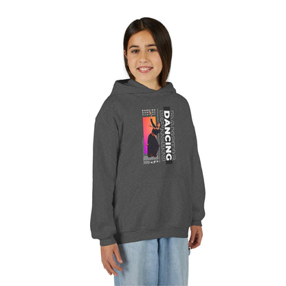 “Dancing” Female Dancer Streetwear Graphic | Unisex Youth Hoodie – Dance Hoodie for Kids & Young Performers