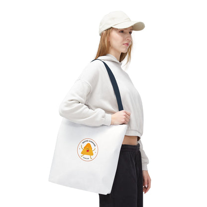 "Nacho Average Dancer" Canvas Tote Bag – Funny Kawaii Dance Tote with Nacho Graphic for Dancers & Dance Moms