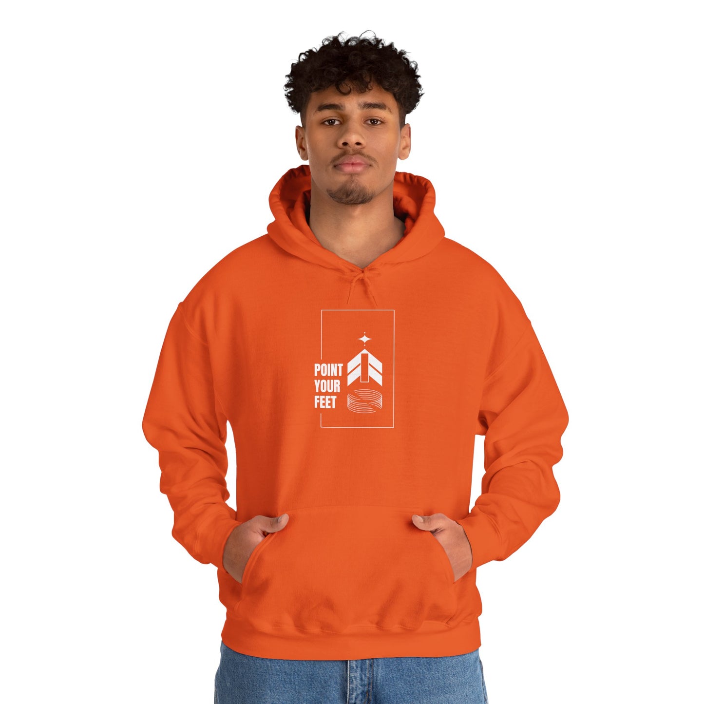 "Point Your Feet" Streetwear Dance Hoodie – Unisex Heavy Blend™ Hooded Sweatshirt for Dancers & Ballet Lovers