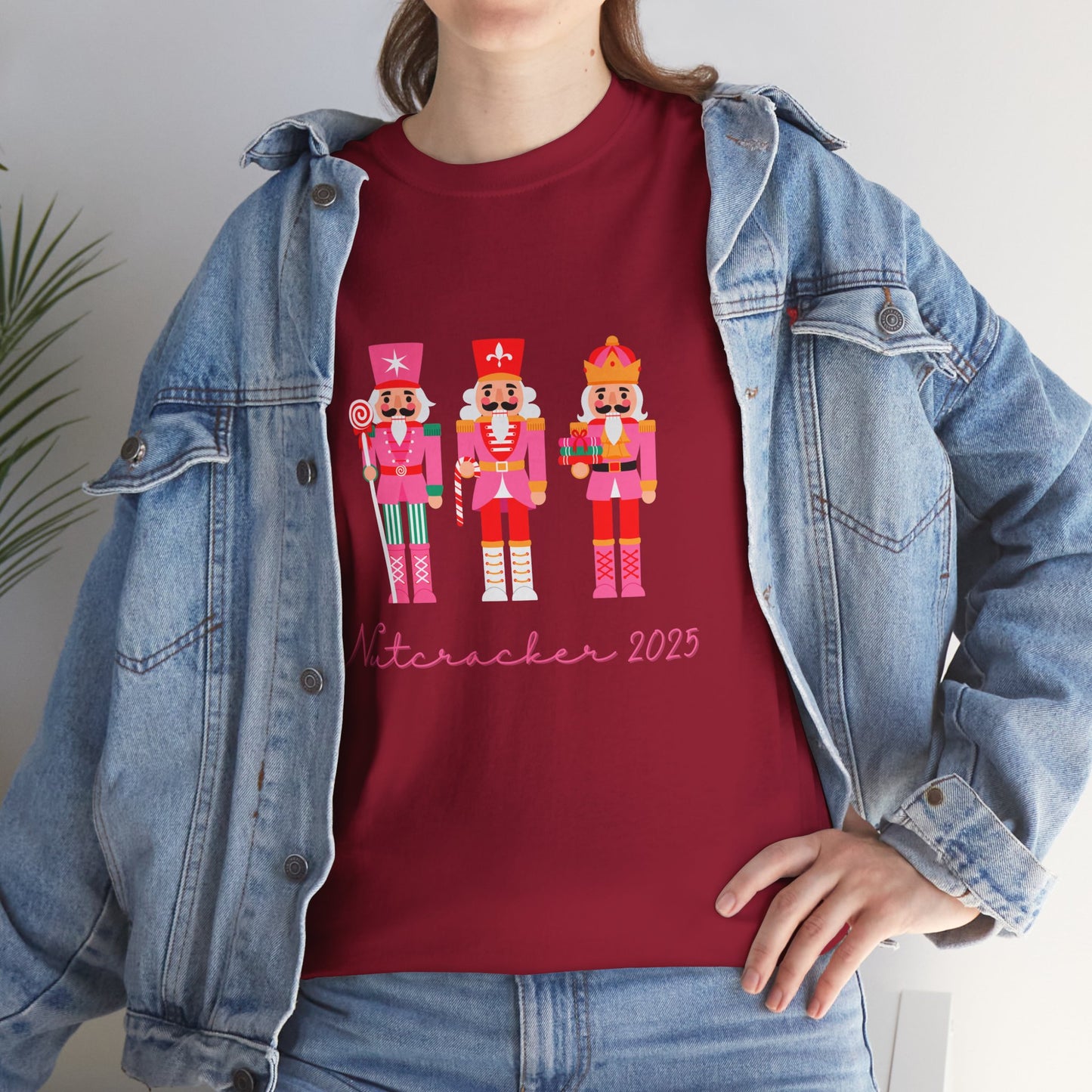 “Nutcracker 2025” ADULT Tee – Unisex Heavy Blend Cotton Tee | Ballet Holiday Dance T-Shirt for Dancers