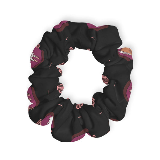 “Life Without Dance Is Pointeless” Scrunchie – Funny Ballet Pun Hair Accessory with Cute Dancing Capybara Graphic