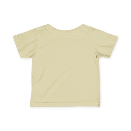 "Dancer Vibes" Infant Fine Jersey Tee – Colorful Text Graphic Baby Dance T-Shirt for Stylish Little Movers