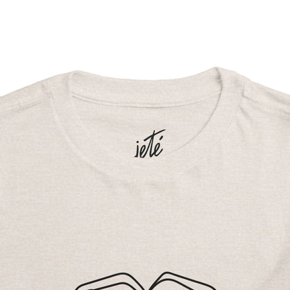 "Dance" Heart Hands Toddler Short Sleeve Tee – Heart Hands Graphic Dance Lover T-Shirt