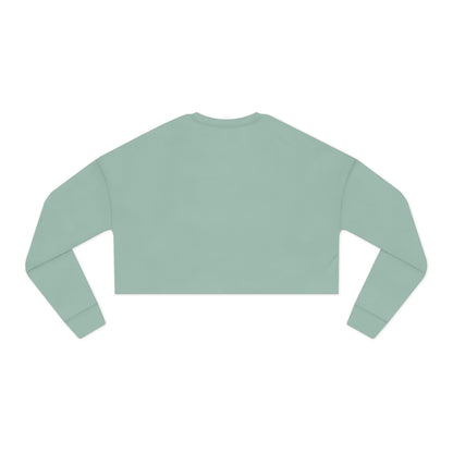 "Tombé Pas de Bourrée" – Women’s Cropped Ballet Dance Sweatshirt | Colorful Dancer Graphic Pullover for Ballet Lovers