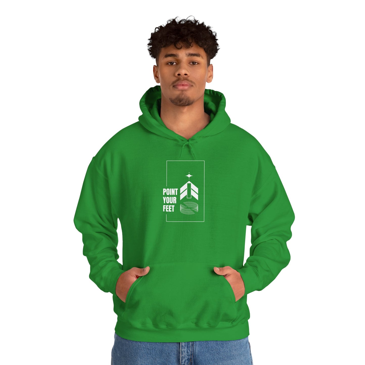 "Point Your Feet" Streetwear Dance Hoodie – Unisex Heavy Blend™ Hooded Sweatshirt for Dancers & Ballet Lovers